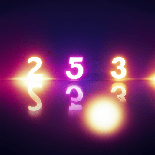 An image featuring a mystical background with three radiant stars, each representing numerology numbers 11, 22, and 33
