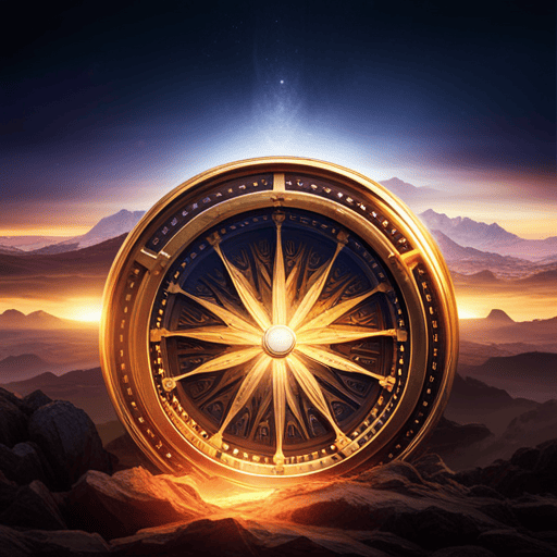 An image of an ancient, mystical-looking compass adorned with intricate patterns and symbols, surrounded by ethereal rays of light, to capture the essence of delving into various numerological systems and uncovering their enigmatic secrets