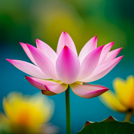 An image showcasing a blooming lotus flower intertwined with intricate numerical patterns, symbolizing the profound connection between numerology and personal growth