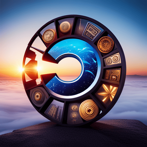 An image featuring a diverse group of business logos creatively incorporating numerology symbols and elements, showcasing the fusion of numbers and aesthetics