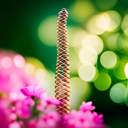 An image showcasing a radiant double helix DNA strand, entwined with a glowing infinity symbol, symbolizing the limitless potential and spiritual enlightenment associated with master numbers in numerology