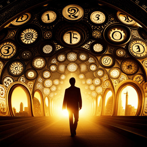 An image showcasing the mystical world of numerology