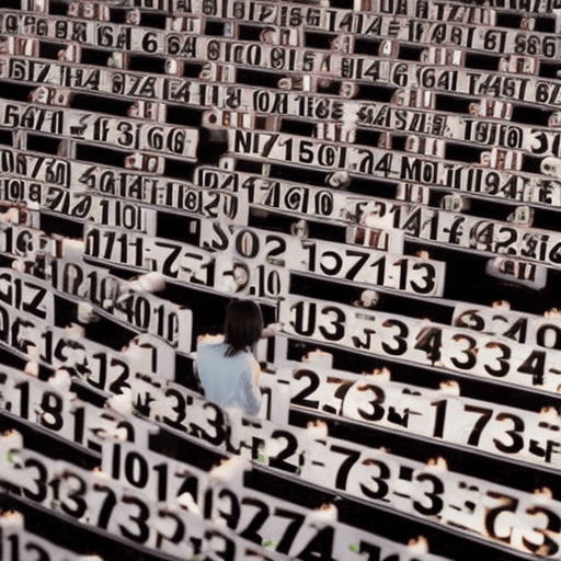 An image featuring a person surrounded by vibrant numbers, each representing different career paths