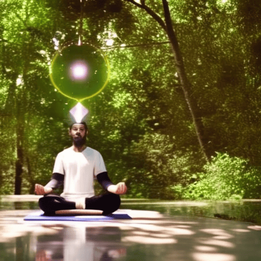 An image showcasing a person meditating in a serene setting with vibrant numerology symbols surrounding them, indicating the seamless integration of numerology into daily life for sustained success
