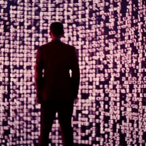 An image showcasing a person standing at a crossroads, surrounded by a vibrant tapestry of numbers, symbolizing the power of numerology in guiding them towards overcoming life's challenges