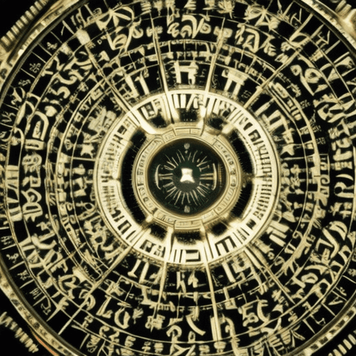An image showcasing a mesmerizing blend of mathematical equations, cosmic patterns, and intricate symbols, illustrating the profound connection between numerology and coincidences