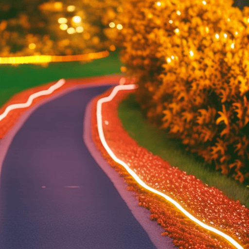 An image featuring a vibrant, winding path surrounded by numbers of different sizes and colors