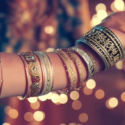 An image showcasing two hands, each adorned with zodiac bracelets, interlocked in a warm embrace