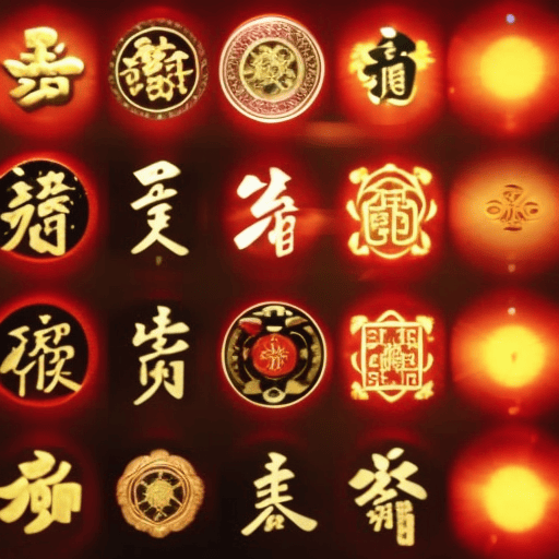 An image showcasing the twelve zodiac signs of Feng Shui as vibrant, celestial animals intertwined with traditional Chinese elements, each radiating unique energy and harmony