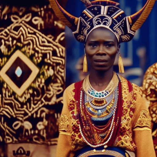 An image showcasing the African zodiac's rich astrological traditions